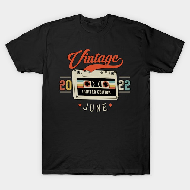 June 2022 - Limited Edition - Vintage Style T-Shirt by Debbie Art